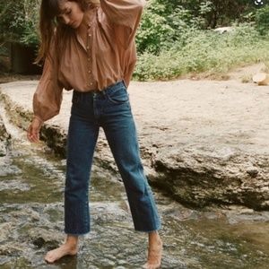 Doen Jane Blouse in Toffee